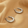 Titanium Steel Hoop Earrings