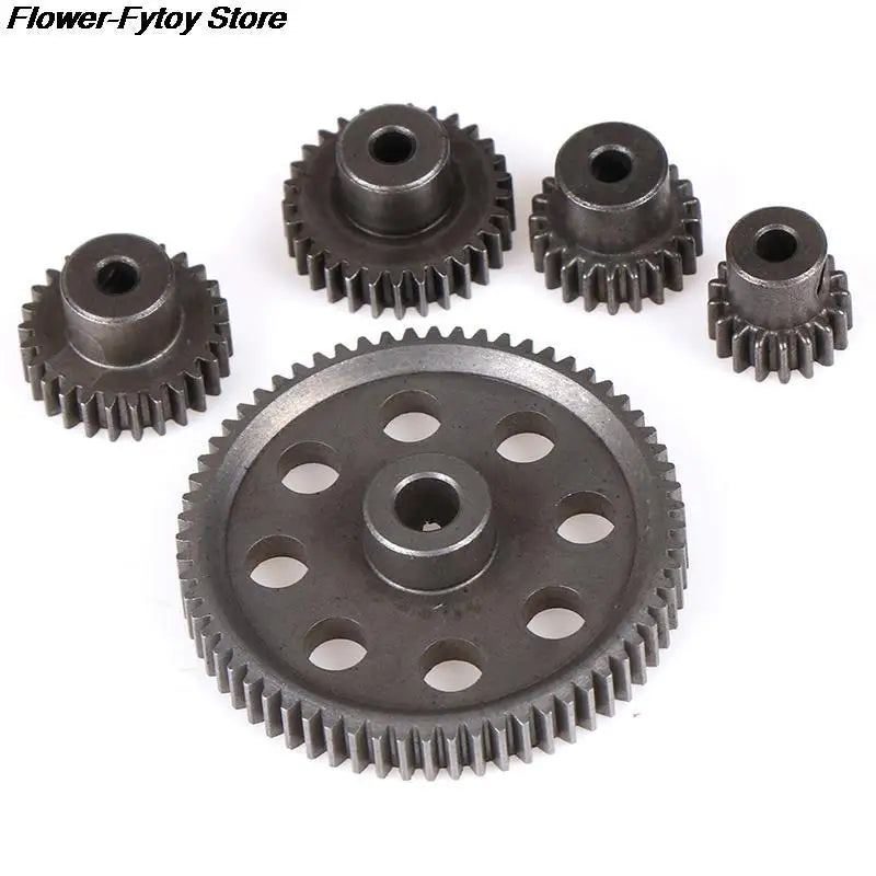 11184 Metal Diff Main Gear 64T 11181 Motor Pinion Gears 21T Truck 1/10 RC Parts