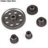 11184 Metal Diff Main Gear 64T 11181 Motor Pinion Gears 21T Truck 1/10 RC Parts