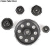 11184 Metal Diff Main Gear 64T 11181 Motor Pinion Gears 21T Truck 1/10 RC Parts