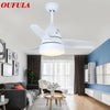 WPD Modern Ceiling Fan Lights Lamps With Remote Control