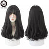 7JHHWIGS Long Wavy Synthetic Black Wigs