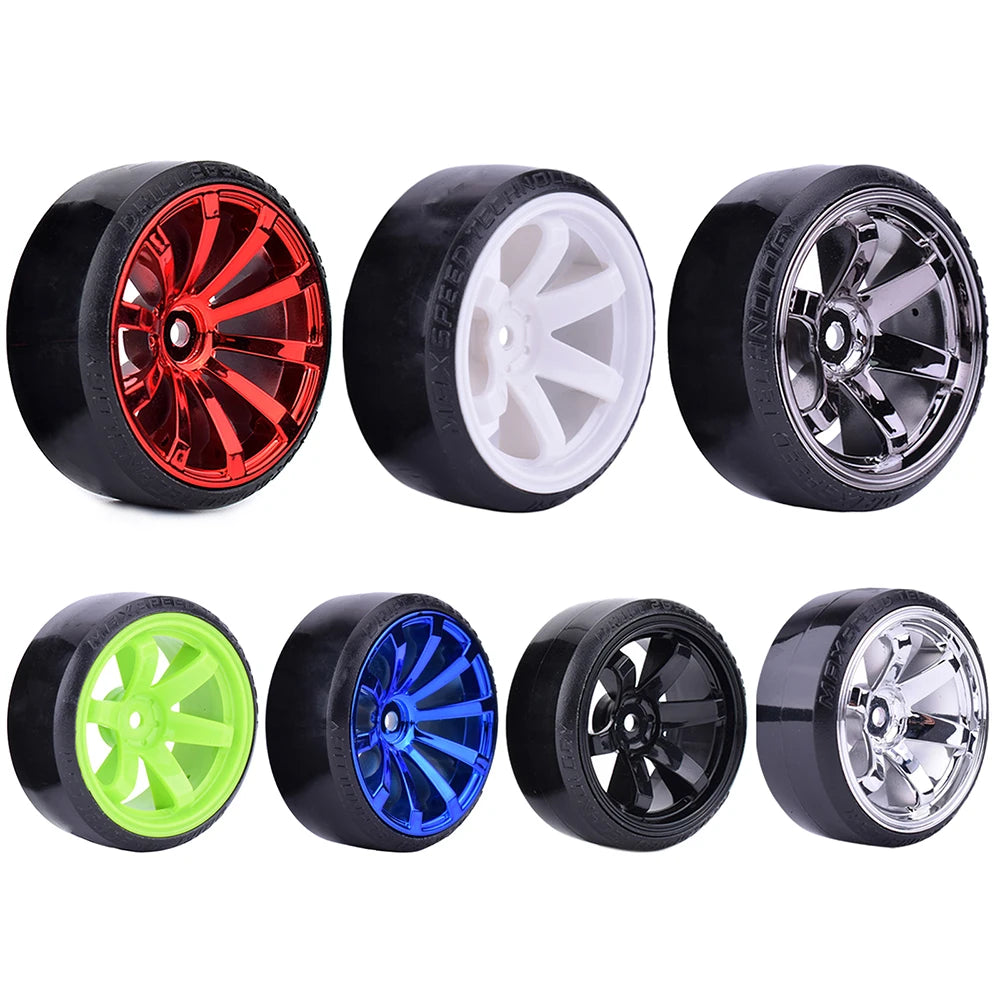 4PCS 1/10 RC Drift On-road Wheel Hard Pattern Tyre