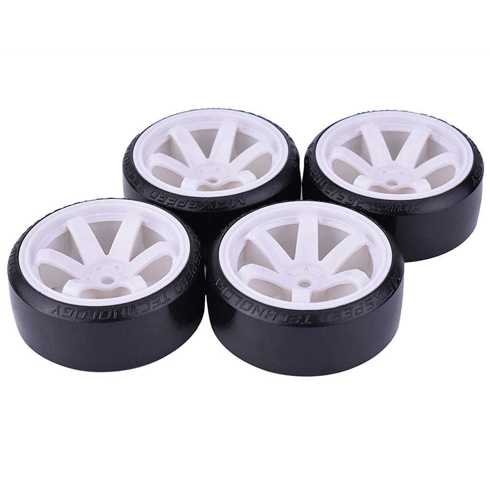 4PCS 1/10 RC Drift On-road Wheel Hard Pattern Tyre