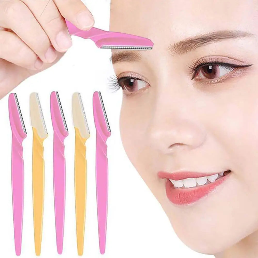 3/10Pcs Razor Eyebrow Trimmer Women Face Razor Hair Remover