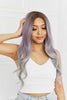 Elegant Wave Full Machine Synthetic Wigs in Purple 26''