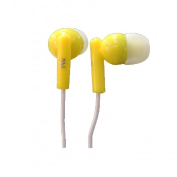 NUTEK Nutek Stereo Earbuds in Yellow