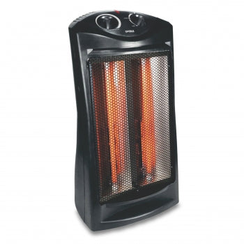 OPTIMUS Optimus Fan Forced Tower Quartz Heater with Thermostat