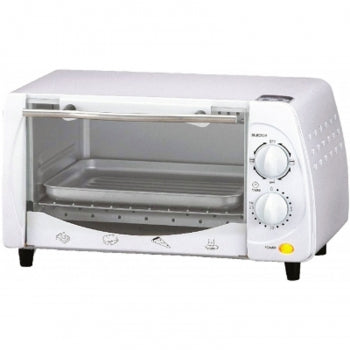 BRENTWOOD Brentwood 9-Liter (4 Slice) Toaster Oven Broiler (White)