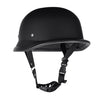 Motorcycle German Style Half Face Helmet Motocross Matte Black M/L/XL