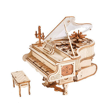 US/EU Direct Robotime Magic Piano Mechanical Self-playing Music Box