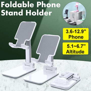 CCT4 Universal Folding Telescopic Desktop Mobile Phone Tablet Holder Stand for iPad Air for iPhone 12 XS 11 Pro