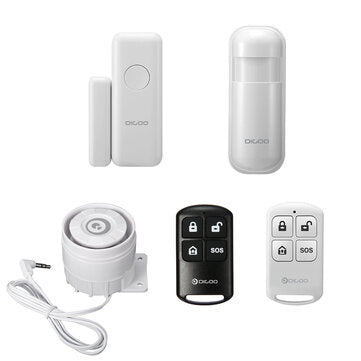 DG HOSA 433MHz Window Door Sensor PIR Sensor Wireless Remote Controller Alarm System