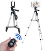Load image into Gallery viewer, Portable Flexible Long Tripod Camera Stand bluetooth Remote Control with Phone Holder for Cell Phone