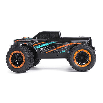 HBX 16889 Two Battery 1/16 2.4G 4WD 45km/h Brushless RC Car LED Light Full Proportional Off-Road Truck RTR Model