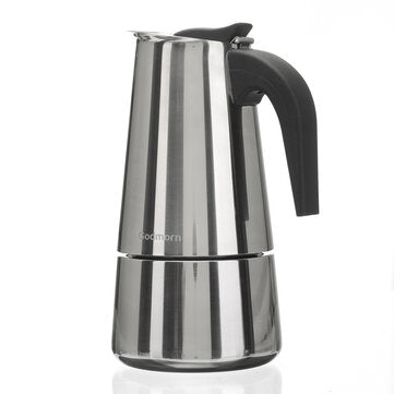 Godmorn Stovetop Espresso Maker Moka Pot 450ml/15oz/9 cup Classic Cafe