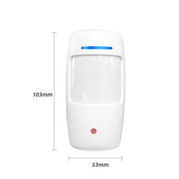 GUUDGO Wireless 433Mhz PIR Motion Sensor Low power consumption 110 Degree Wide Angle for Alarm System