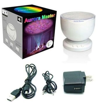 Aurora Master Light Ocean Daren Waves Projector With Speaker Table Light