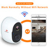 Pripaso 1080P Wireless Battery Powered IP CCTV Camera Outdoor