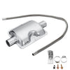 200cm Stainless Steel Exhaust Pipe With Silencer For Car Parking Air Diesel Heater