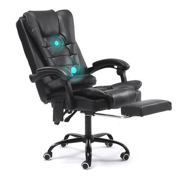 Snailhome Massage Reclining Office Chair Adjustable