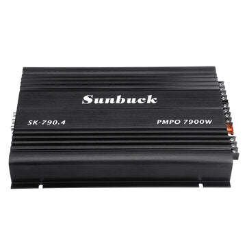 SK-790.4 4-Channel 7900W Car Power Amplifier Class A/B Stereo Surround Passive Subwoofer Audio Player