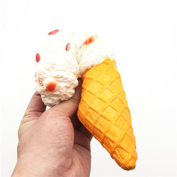 Ice Cream Cone Squishy 19*10cm Original Packaging Slow Rising Collection Decor Toy