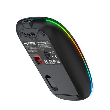 HXSJ M103FGS Mouse Multi-Mode 2.4GHz Wireless bluetooth 5.1