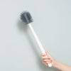 YIJIE TPR Toilet Brushes and Holder Cleaner Set Silica Gel Floor-standing Bathroom Cleaning Tool